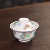 【忘言】斗彩皮球花折沿茶碗 盖碗 曰何文人器 商品缩略图1