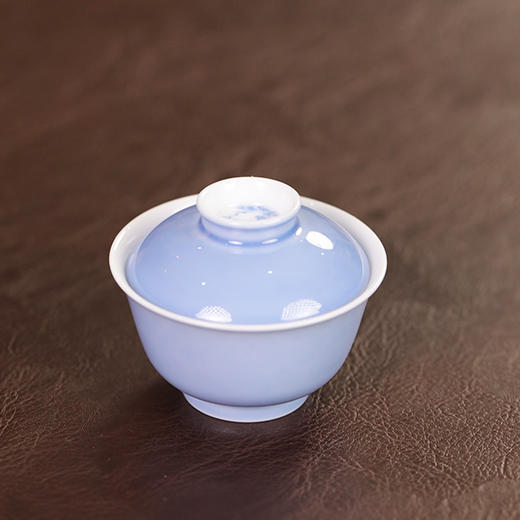 【忘言】天蓝mini茶碗 曰何文器 商品图1