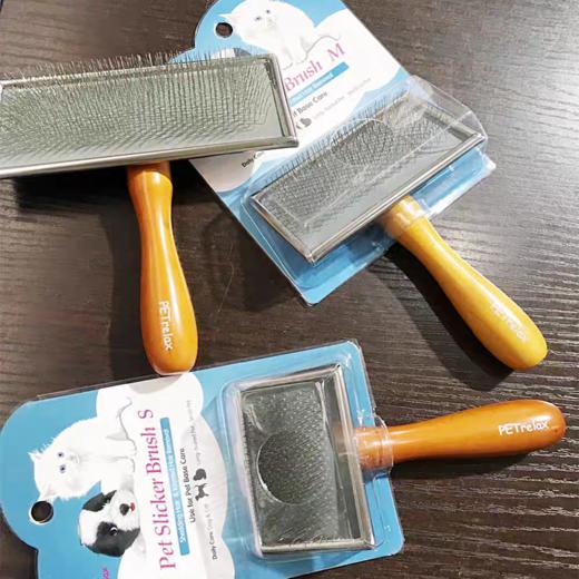 PETrelax木柄方形梳 商品图3