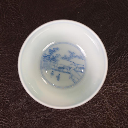 【忘言】素三彩赏心乐事杯 曰何文人器 商品图4