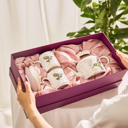 吉星蜂鸟茶县组1壶2杯2盘 壶 680ml/杯240ml 商品图3