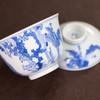 【忘言】 张敞画眉茶碗 盖碗 青花 曰何文人器 商品缩略图3