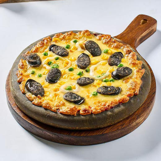 9寸手工黑金墨鱼肠披萨 商品图0