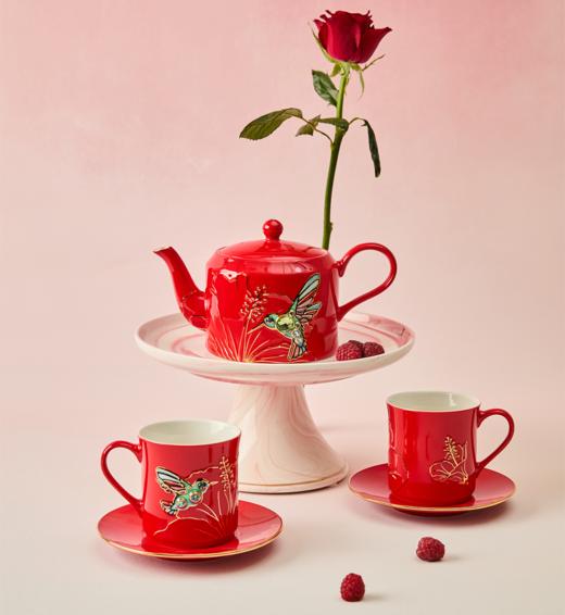 吉星蜂鸟茶县组1壶2杯2盘 壶 680ml/杯240ml 商品图1