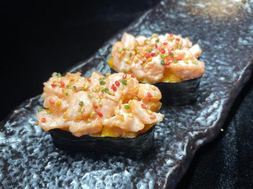 芒果酱烧三文鱼军舰(全熟)2粒 商品图1