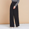 EITIE爱特爱气质通勤休闲裤女宽松显瘦高腰阔腿长裤秋季新款C2505814 商品缩略图3