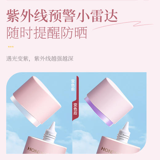 【蜜家特惠 ¥19.9/支 ¥38.9/2支】透蜜多效修色美白防晒霜SPF50+ PA++++ 50g 商品图3