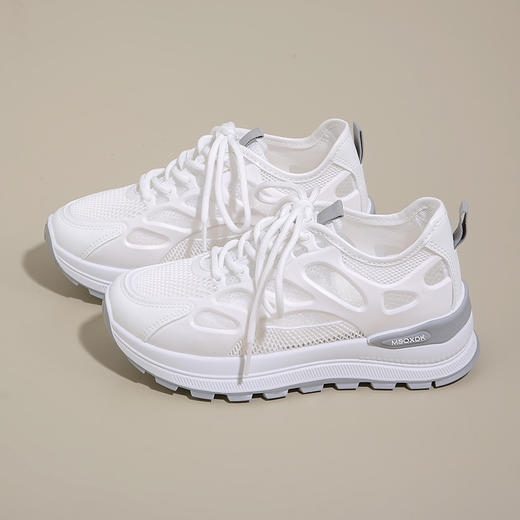 两个款式【镂空透气】夏日镂空鞋 舒适排汗不闷脚 防滑耐磨鞋底 增高显瘦 登山/跑步/健身都适合  【码数偏小，可拍大一码】 商品图5