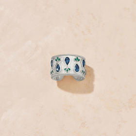 订购8周到｜Tityaravy-HENG-伦敦蓝托帕石 珐琅 戒指［法国设计师］