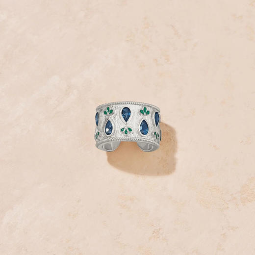 订购8周到｜Tityaravy-HENG-伦敦蓝托帕石 珐琅 戒指［法国设计师］ 商品图0