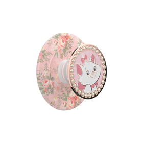 【玛丽猫】玛丽猫画像·MagSafe圆啪嗒 PopSockets x 玛丽猫 联名系列 MAGSAFE磁吸手机气囊支架 Round圆啪嗒系列 粉色 金属珐琅