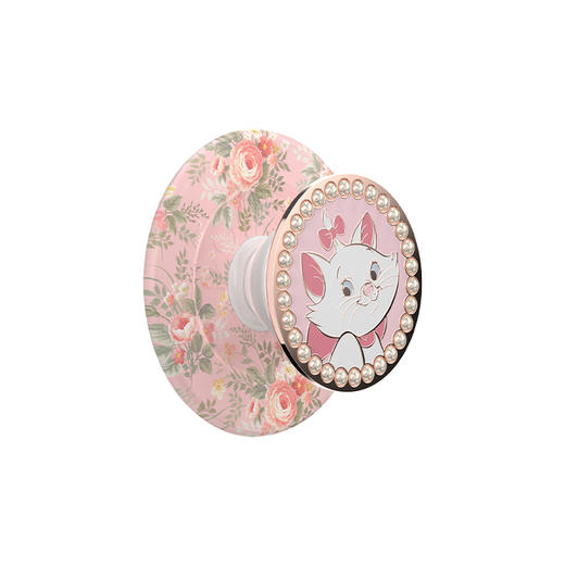 【玛丽猫】玛丽猫画像·MagSafe圆啪嗒 PopSockets x 玛丽猫 联名系列 MAGSAFE磁吸手机气囊支架 Round圆啪嗒系列 粉色 金属珐琅 商品图0