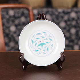 【忘言】斗彩五子莲壶承 曰何文人器