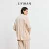 LIYIHAN 2025秋季新款褶皱西装女杏色设计感小众外套 商品缩略图4
