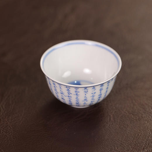 【忘言】青花釉里红山水心经茶园 主人杯 曰何文人器 商品图2