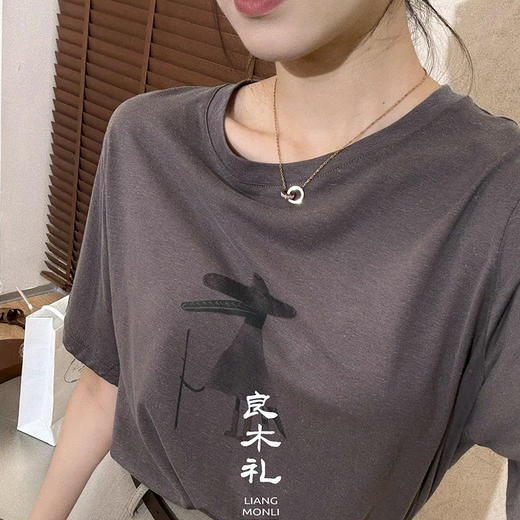 【预售7天】良木礼天丝印花T恤（52583） 商品图3