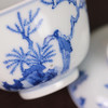 【忘言】 张敞画眉茶碗 盖碗 青花 曰何文人器 商品缩略图2