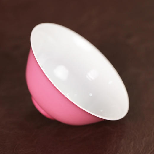 【忘言】胭脂红釉圆柏茶圆 盖碗 曰何文人器 商品图2