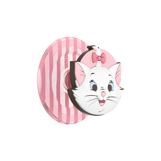 【玛丽猫】戳戳玛丽猫·MagSafe圆啪嗒 PopSockets x 玛丽猫 联名系列 MAGSAFE磁吸手机气囊支架 Round圆啪嗒系列 粉色 异形硅胶 商品图0
