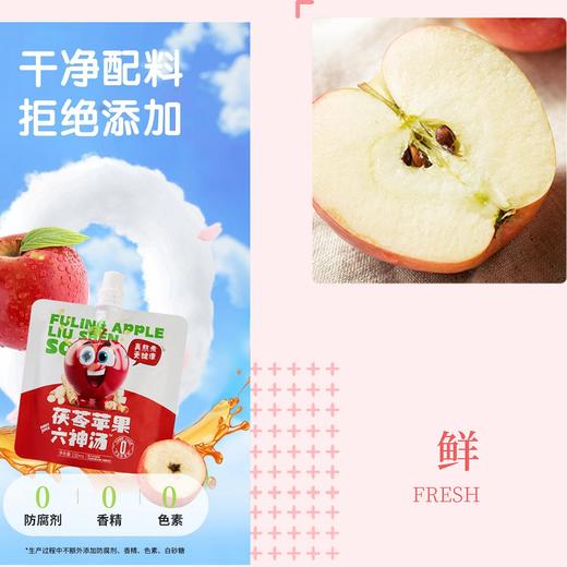 【门店请货版10盒及以上】茯苓苹果六神汤  复合果蔬汁饮料 100g*7袋/提 商品图2