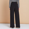 EITIE爱特爱气质通勤休闲裤女宽松显瘦高腰阔腿长裤秋季新款C2505814 商品缩略图4