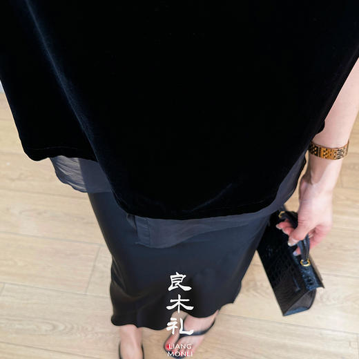 【不换不退】良木礼夏季醋酸半裙（4563） 商品图4