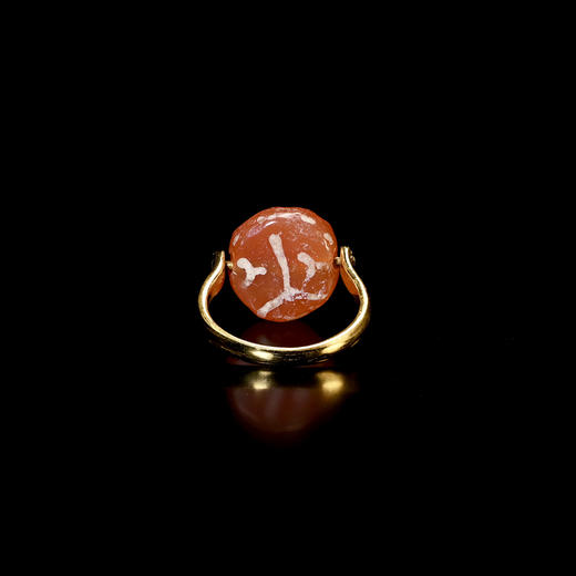 古波斯镶蚀红玉髓戒指 商品图3