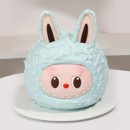 【蓝色拉布布】labubu的家族-卡通生日蛋糕 商品图0
