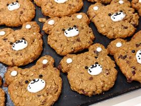 小熊低卡燕麦谷物曲奇「单粒装」