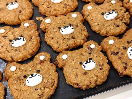 小熊低卡燕麦谷物曲奇「单粒装」 商品图0