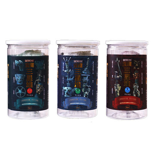 【国家宝藏三星堆】匹诺考古挖掘三星堆纵目面具黄金面具考古挖掘青铜器三星堆盲盒 商品图9