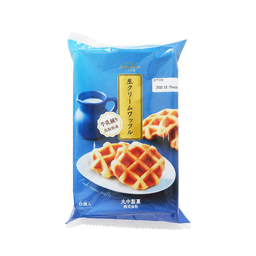 丸中奶油味华夫饼180g/袋 商品图0