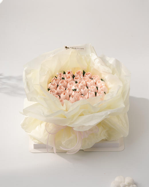 温柔系韩式花束蛋糕( 百分百进口动物奶油） 商品图0