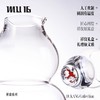 MU16杜康系列蝠纹葫芦高档创意水晶玻璃白酒杯分酒器家用套装MU16福纹葫芦白酒具套装6杯6壶 商品缩略图1
