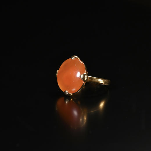 清代红玛瑙“指日高升”戒指 商品图1