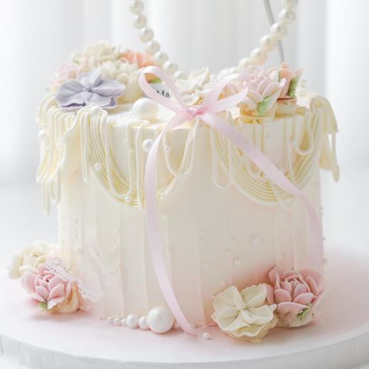 【提前一天预定】氛围感|花里花外蛋糕【D4911】 商品图3