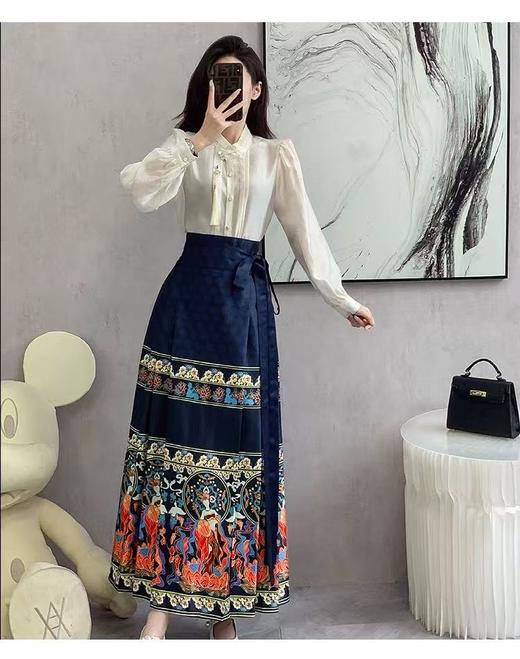 已停发，预计3.4日发【诗铭洛可】（敦煌舞女）W1059马面裙 商品图2