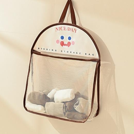 网孔内衣收纳袋储物收纳袋悬挂式衣柜收袋可视透气网面袜子收纳袋1个 商品图3