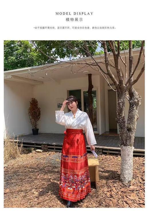 已停发，预计3.4日发【诗铭洛可】（凤舞九天）W1059马面裙 商品图2