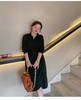 【诗铭洛可】XC7533连衣裙高级感显瘦气场女王裙B7-1 商品缩略图1