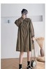  【诗铭洛可】2221连衣裙韩版慵懒风翻领连衣裙 商品缩略图3