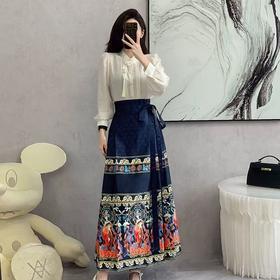 已停发，预计3.4日发【诗铭洛可】（敦煌舞女）W1059马面裙