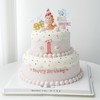 双层|粉龙女宝宝蛋糕【B5067】 商品缩略图0