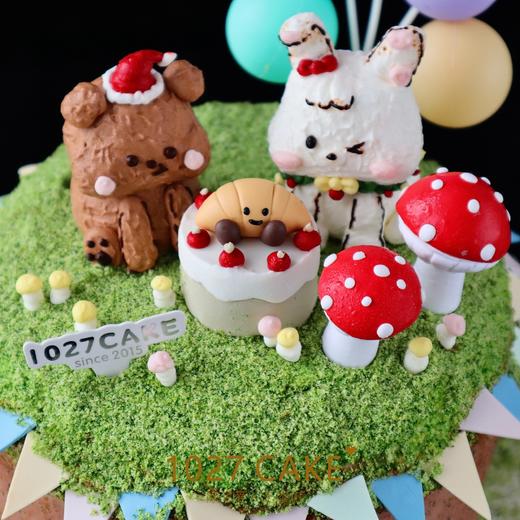 1027CAKE |  森系立体小动物 小兔子小熊 （提前2天预订） 商品图3