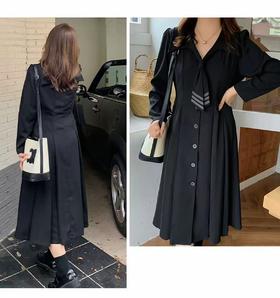  【诗铭洛可】XCY840海军领学院风连衣裙