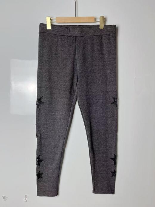 【诗铭洛可】6223打底裤星星镂空高弹休闲裤A3-4 商品图1