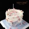 1027CAKE |  粉紫色  裱花蛋糕 刮刀花 商品缩略图2