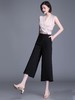 【诗铭洛可】6301阔腿裤后拉链显瘦夏季七分裤A4-3 商品缩略图0