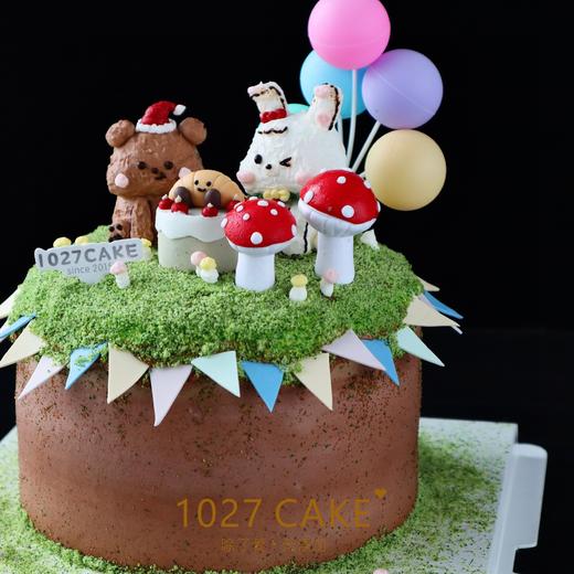 1027CAKE |  森系立体小动物 小兔子小熊 （提前2天预订） 商品图2