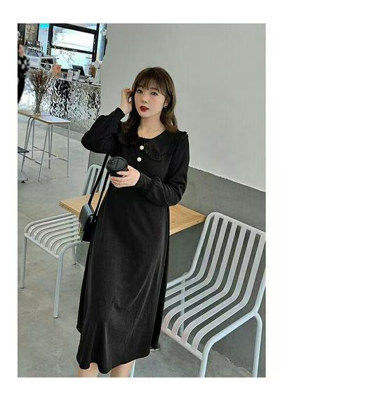 【诗铭洛可】7076连衣裙娃娃领小香风长袖裙B22-2 商品图4